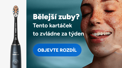 Hladké a čisté zuby jako po dentální hygieně? Vsaďte na sonický kartáček Philips Sonicare